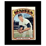 1972 Topps High #713 Gene Michael VG to VG-EX+