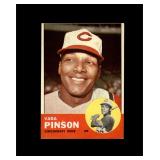 1963 Topps #265 Vada Pinson VG to VG-EX+