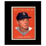 1961 Topps #476 Jackie Jensen MVP EX to EX-MT+