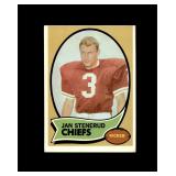 1970 Topps #25 Jan Stenerud RC VG to VG-EX+