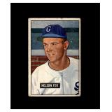 1951 Bowman #232 Nellie Fox RC VG to VG-EX+