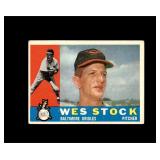 1960 Topps #481 Wes Stock VG to VG-EX+