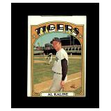 1972 Topps #600 Al Kaline MISCUT EX+