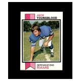 1973 Topps #343 Jack Youngblood RC EX to EX-MT+