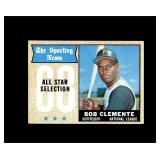 1968 Topps #374 Roberto Clemente AS EX to EX-MT+