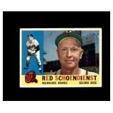 1960 Topps #335 Red Schoendienst VG to VG-EX+