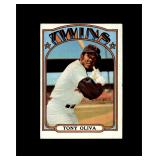 1972 Topps #400 Tony Oliva MISCUT EX+