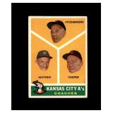 1960 Topps #462 Athletics Coaches VG to VG-EX+
