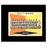 1960 Topps #494 Baltimore Orioles CL GD/VG to VG+