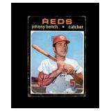 1971 Topps #250 Johnny Bench P/F to GD+