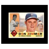 1960 Topps #47 Don Zimmer P/F to GD+