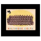 1959 Topps #17 Baltimore Colts CL EX to EX-MT+