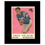 1959 Topps #62 Andy Nelson RC EX to EX-MT+