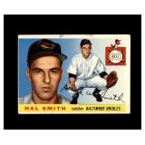 1955 Topps #8 Hal Smith VG to VG-EX+