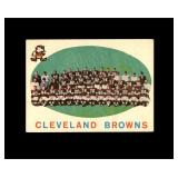 1959 Topps #161 Cleveland Browns CL EX to EX-MT+