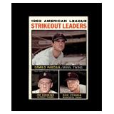 1964 Topps #6 Pascual/Bunning/Stigman EX to EX-MT+