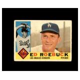 1960 Topps High #519 Ed Roebuck VG to VG-EX+