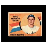 1960 Topps #132 Frank Howard RS RC P/F to GD+