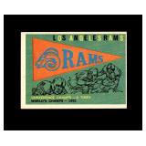 1959 Topps #126 Rams Pennant EX-MT to NRMT+