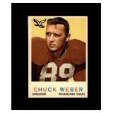 1959 Topps #94 Chuck Weber RC EX to EX-MT+