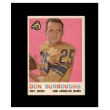 1959 Topps #59 Don Burroughs RC EX to EX-MT+