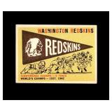 1959 Topps #168 Redskins Pennant EX to EX-MT+
