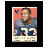 1959 Topps #160 Mel Triplett RC EX to EX-MT+