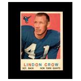 1959 Topps #156 Lindon Crow EX to EX-MT+
