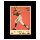 1959 Topps #142 Jim Phillips RC EX-MT to NRMT+