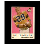 1959 Topps #15 Del Shofner RC EX-MT to NRMT+