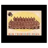1959 Topps #61 San Francisco 49ers CL EX to EX-MT+