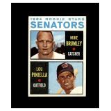 1964 Topps #167 Lou Pinella RC EX to EX-MT+