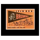 1959 Topps #38 Browns Pennant EX to EX-MT+