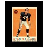 1959 Topps #159 Stan Wallace RC EX to EX-MT+