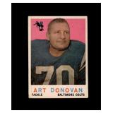 1959 Topps #86 Art Donovan VG-EX to EX+