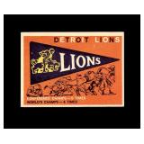 1959 Topps #139 Lions Pennant EX-MT to NRMT+