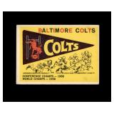 1959 Topps #68 Colts Pennant EX to EX-MT+