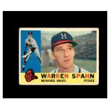 1960 Topps #445 Warren Spahn P/F to GD+