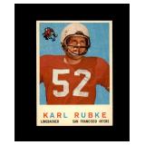 1959 Topps #112 Karl Rubke RC EX-MT to NRMT+