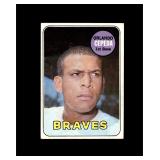 1969 Topps #385 Orlando Cepeda VG to VG-EX+