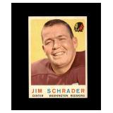 1959 Topps #134 Jim Schrader RC EX-MT to NRMT+