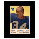 1959 Topps #49 Don Chandler EX to EX-MT+