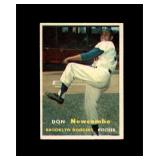 1957 Topps #130 Don Newcombe EX to EX-MT+