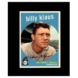 1959 Topps #299 Billy Klaus EX-MT to NRMT+