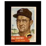 1953 Topps #127 Clint Courtney VG to VG-EX+