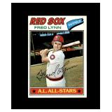 1977 Topps #210 Fred Lynn EX to EX-MT+