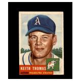 1953 Topps #129 Keith Thomas EX to EX-MT+