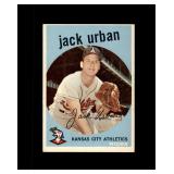 1959 Topps #18 Jack Urban EX-MT to NRMT+