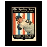 1959 Topps #138 John Romano RS RC EX-MT to NRMT+