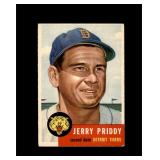 1953 Topps #113 Jerry Priddy VG to VG-EX+